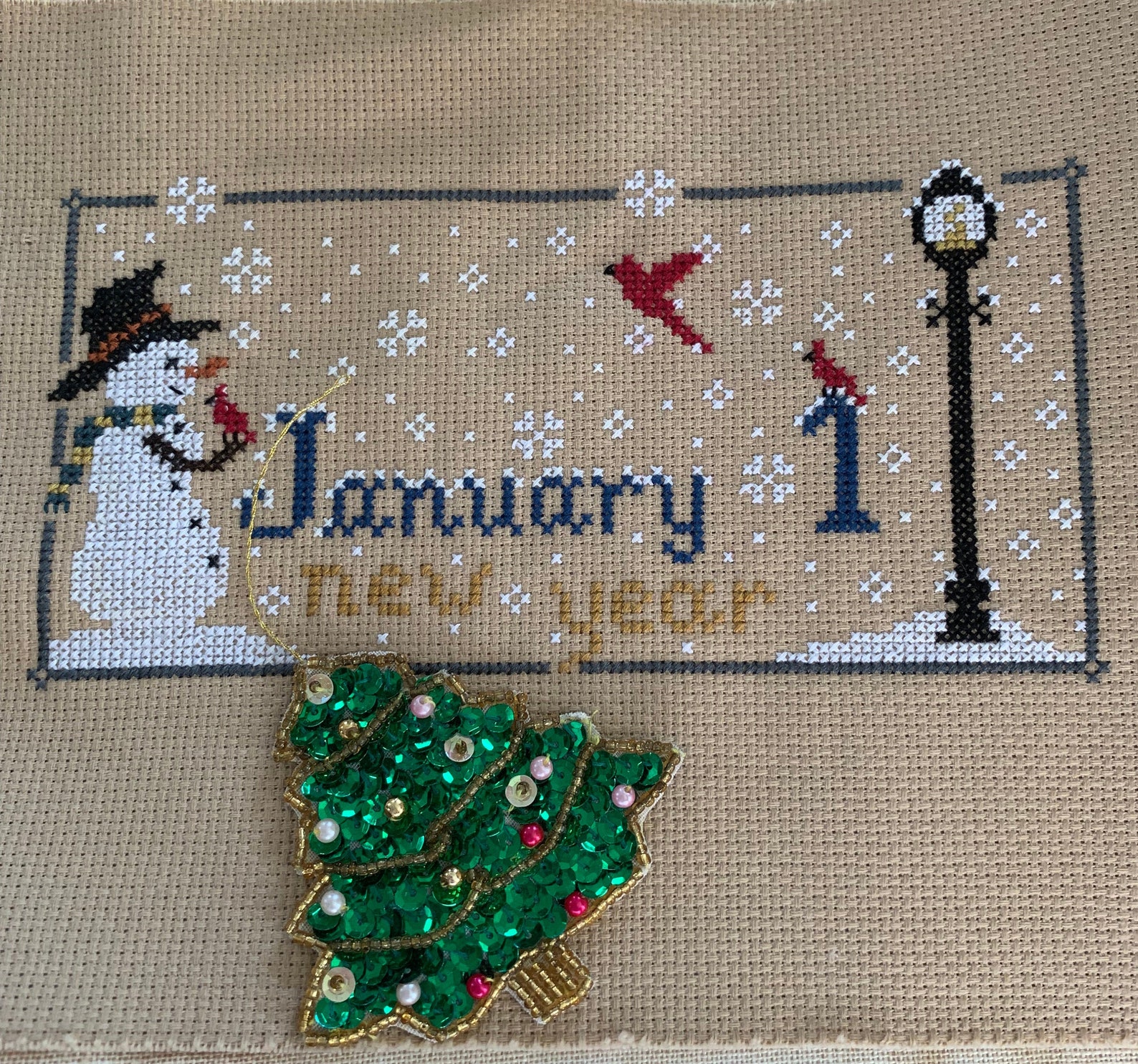 PATTERN January 1 new year cross stitch pattern Dated Etsy