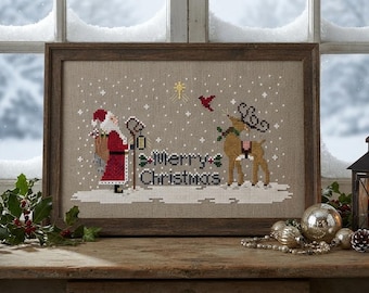 PDF, Santa Rudolph Star Pattern, Christmas Pattern