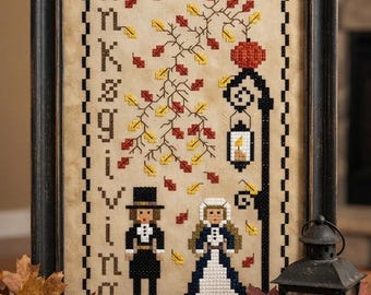 PDF, Thanksgiving, Happy Thanksgiving, Fall, Cross stitch