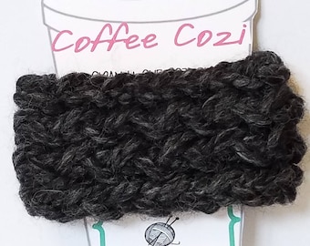 Charcoal Coffee Cozi // drankhuls // koffie // thee // koffiebekerhoes