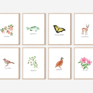 Georgia Art Print Collection Set of 8