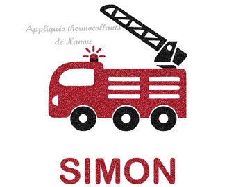 Camion Pompier Fimo Etsy