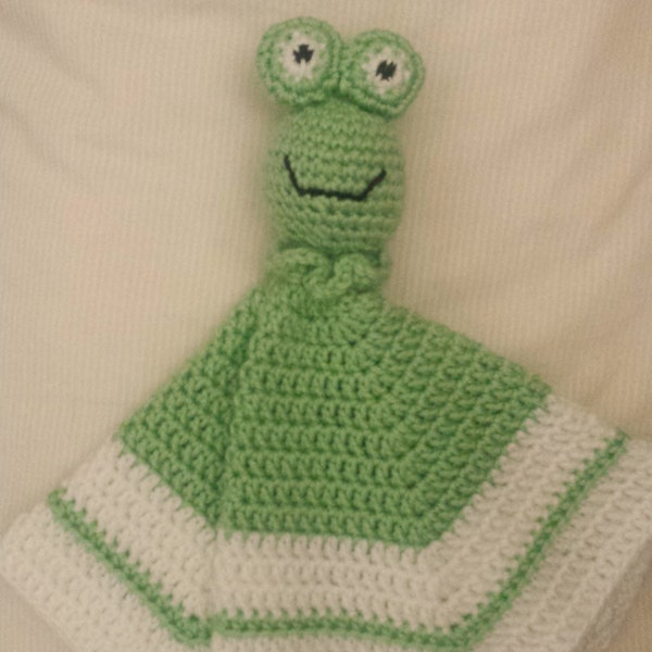 Frog Snuggle Toy (Crochet Pattern - UK and US terminology)