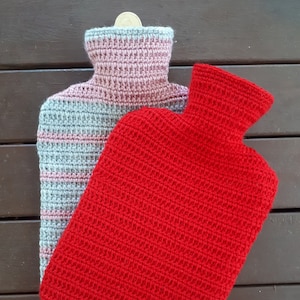 Leigh Hot Water Bottle Cover (Crochet Pattern - US/UK and Tunisian crochet)