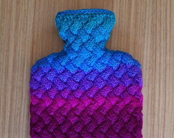 Dragon Scales Hot Water Bottle Cover (Breipatroon)