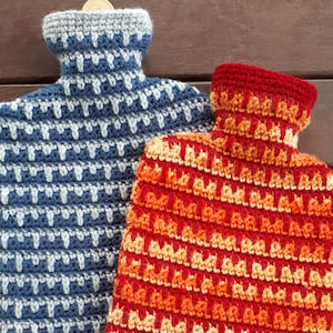 Bodilla Hot Water Bottle Cover (Crochet Pattern - US and UK terminology)