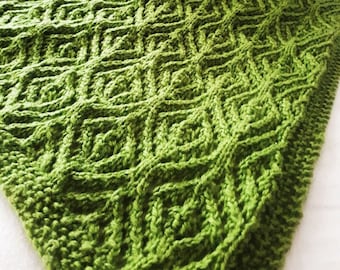 Beatrice Baby / Bassinet Blanket (Knitting Pattern)