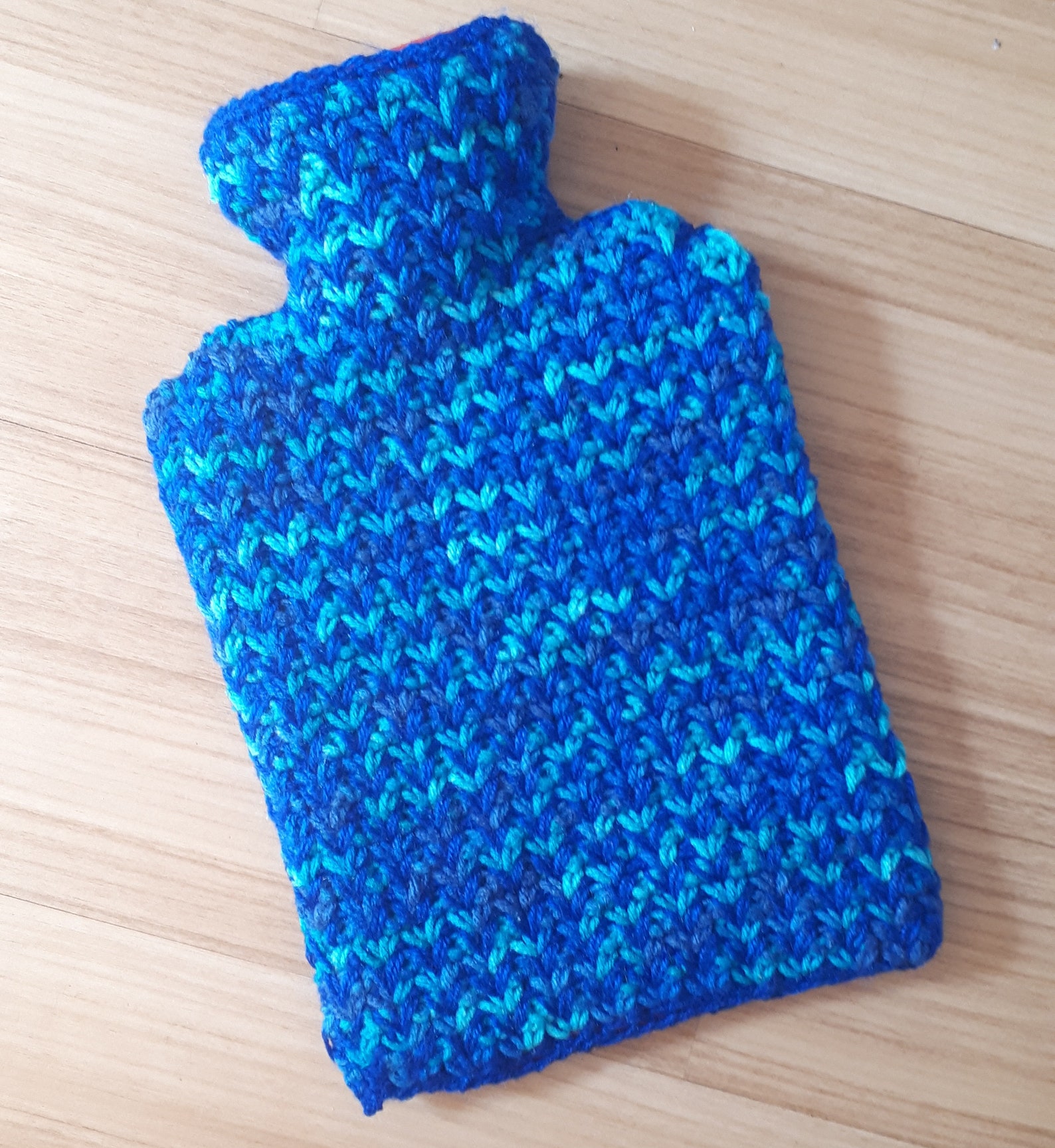 Herringbone Hot Water Bottle Cover crochet Pattern US and UK