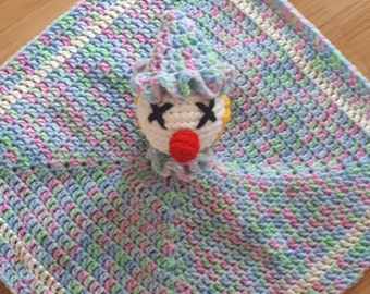 Clown Snuggle Toy (Crochet Pattern - UK and US terminology)