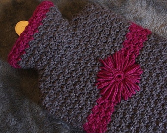 Hot Water Bottle Cover (Crochet Pattern - US and UK terminology)