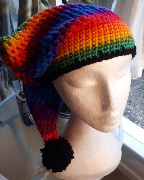 Nightcap Beanie crochet Pattern US and 