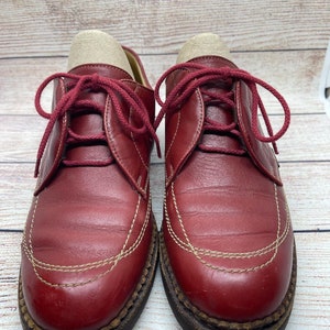 Ladies Paraboot shoes in fabulous red