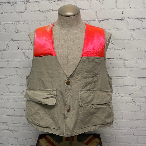Vintage Abercrombie and Fitch Safari uplands hunting vest