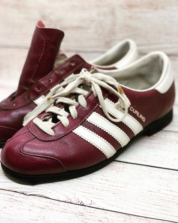 Juicio charla sequía Rare Vintage Adidas curling shoes Rare size 5 1/2US - Etsy España