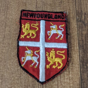 patch Écusson à broder voyageur back pack sac à dos Canada New Found Land Terre-Neuve-et-Labrador