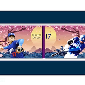 Ready to frame matted Shohei Ohtani art card booklet limited to 25