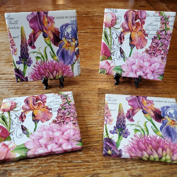 Decoupage Coasters Etsy