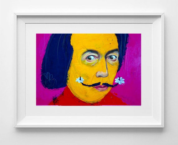 SALVADOR DALI, Oil Painting Printable, Instant Downloadable Art, Digital Download, Digital Prints, art print