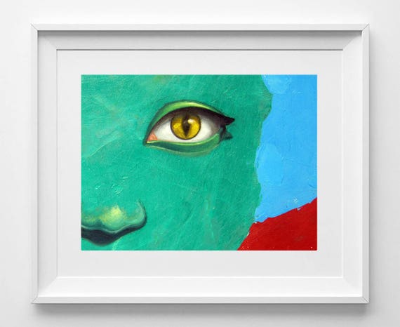 FELINE, Cat Eyes, Oil Painting Printable, Instant Downloadable Art, Digital Download, Digital Prints, art print