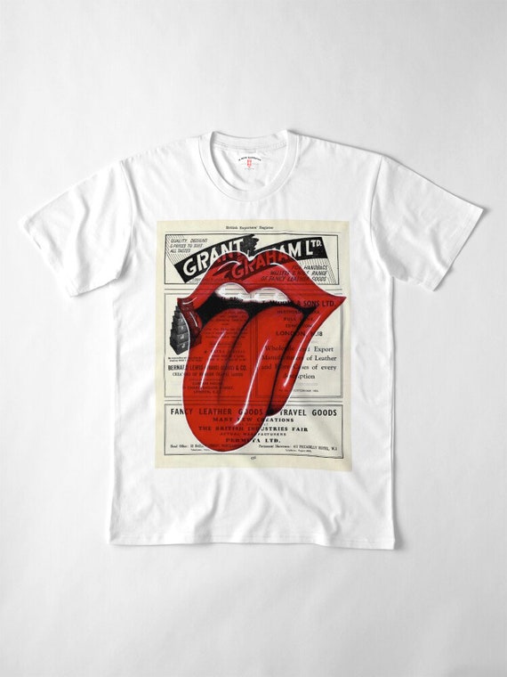Rolling Stones Tribute T-Shirt: Iconic English Rock Band Logo, 100% Organic Cotton, Unisex