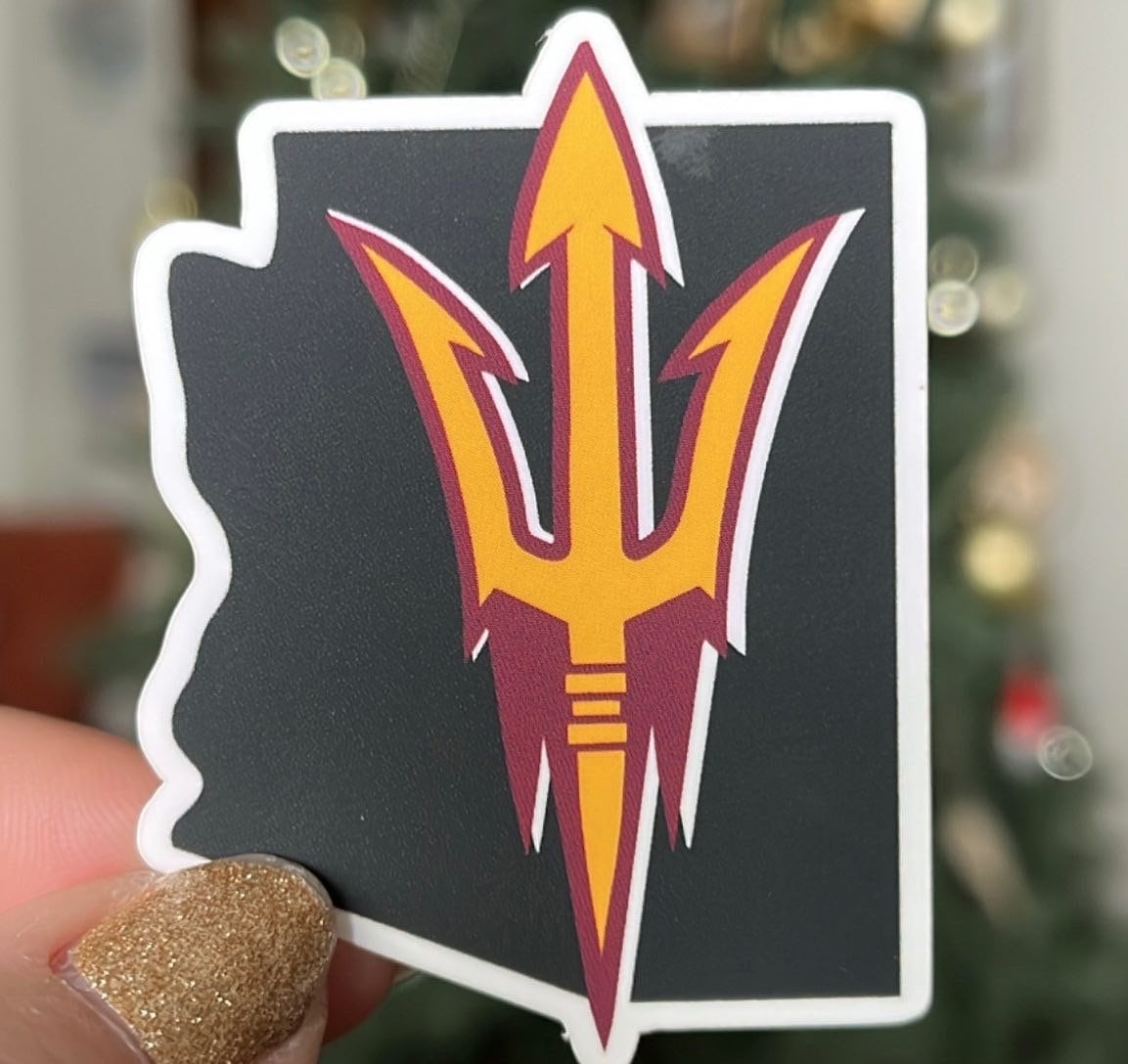 ASU Sticker, Fear the Fork, Arizona State, College Sticker, Pac 12