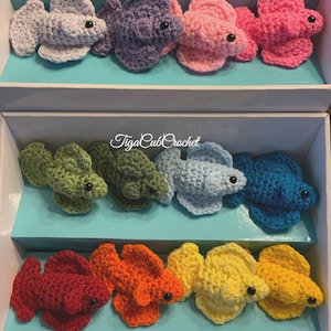 Made To Order! Kawaii Cute Adorable Crochet Betta Fish Plushies Stuffies Amigurumi Pet Animals Lovers Gifts For Her Gifts For Him Handmade