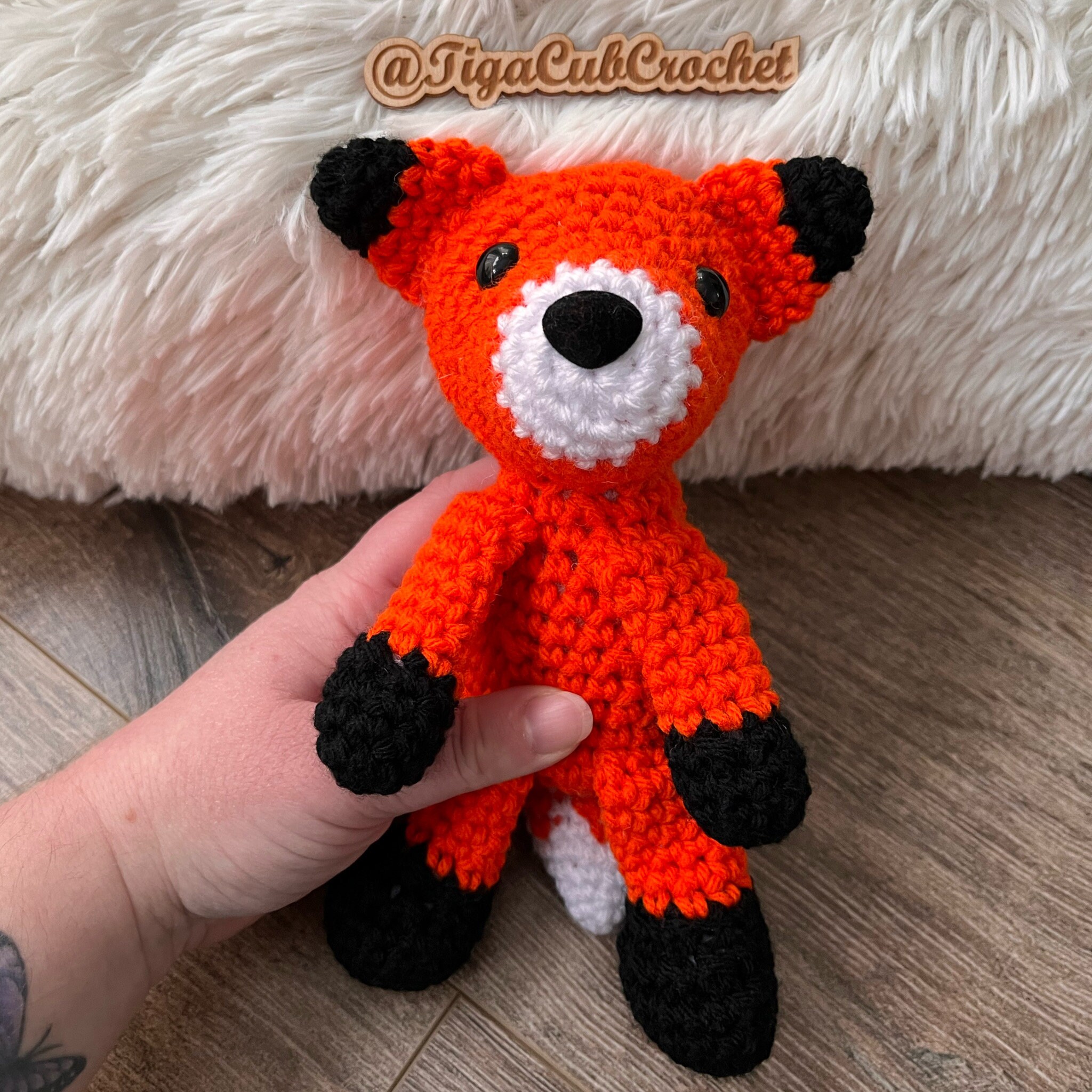 Made to Order! Crochet Fox Kawaii Cute Adorable Plush Stuffed Animal ...