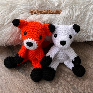 Made To Order! Crochet Fox Kawaii Cute Adorable Plush Stuffed Animal Amigurumi Plushies Gifts For Her Gifts For Him Gifts For Kids Handmade