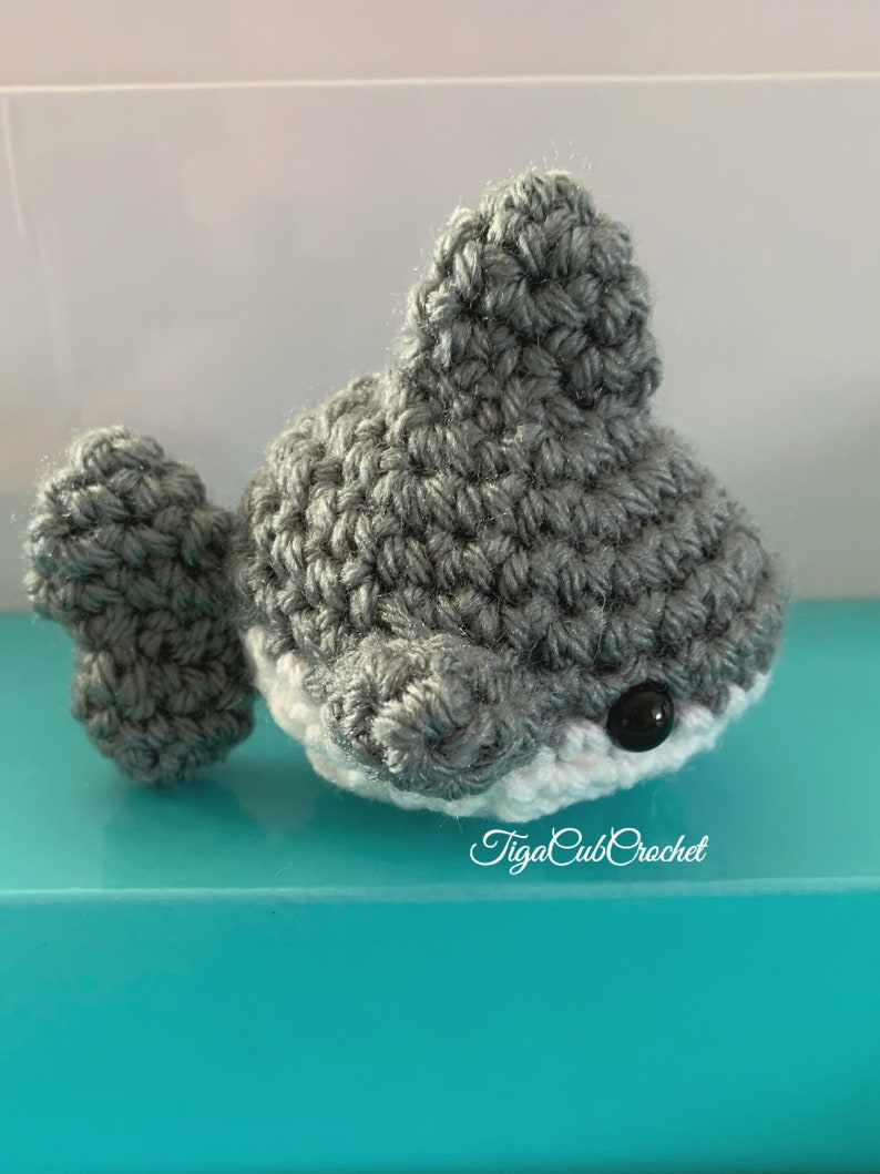 Made To Order Kawaii Cute Adorable Crochet Shark Plushies Stuffies Amigurumi Aquarium Animals Lovers Gifts For Her Gifts For Him Handmade image 4