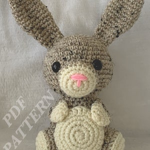 PDF Digital Pattern! Crochet Amigurumi Leander Bunny Rabbit Easter Pattern Kawaii Cute Adorable Plushies Stuffies Gifts For Pet Animal Lover