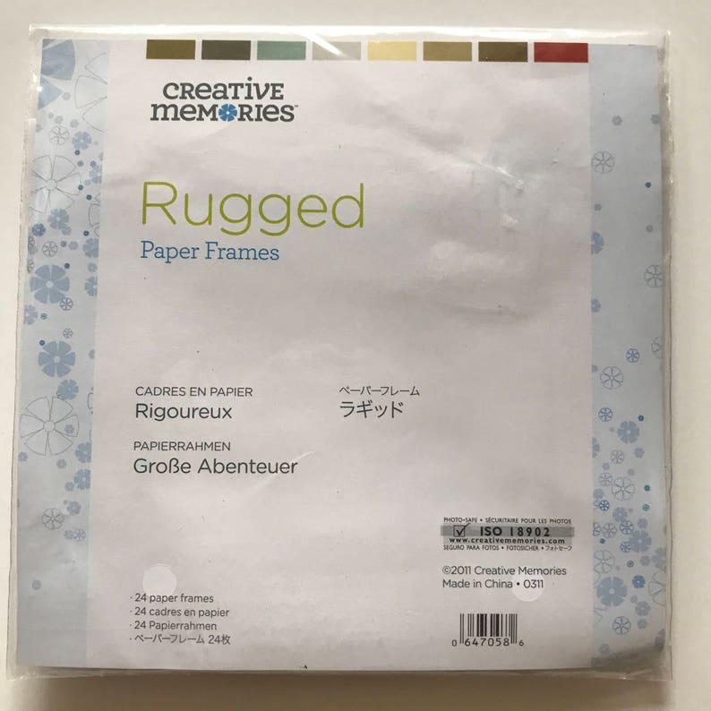 Creative Memories Nip Rugged Line Paper Frames 24 3