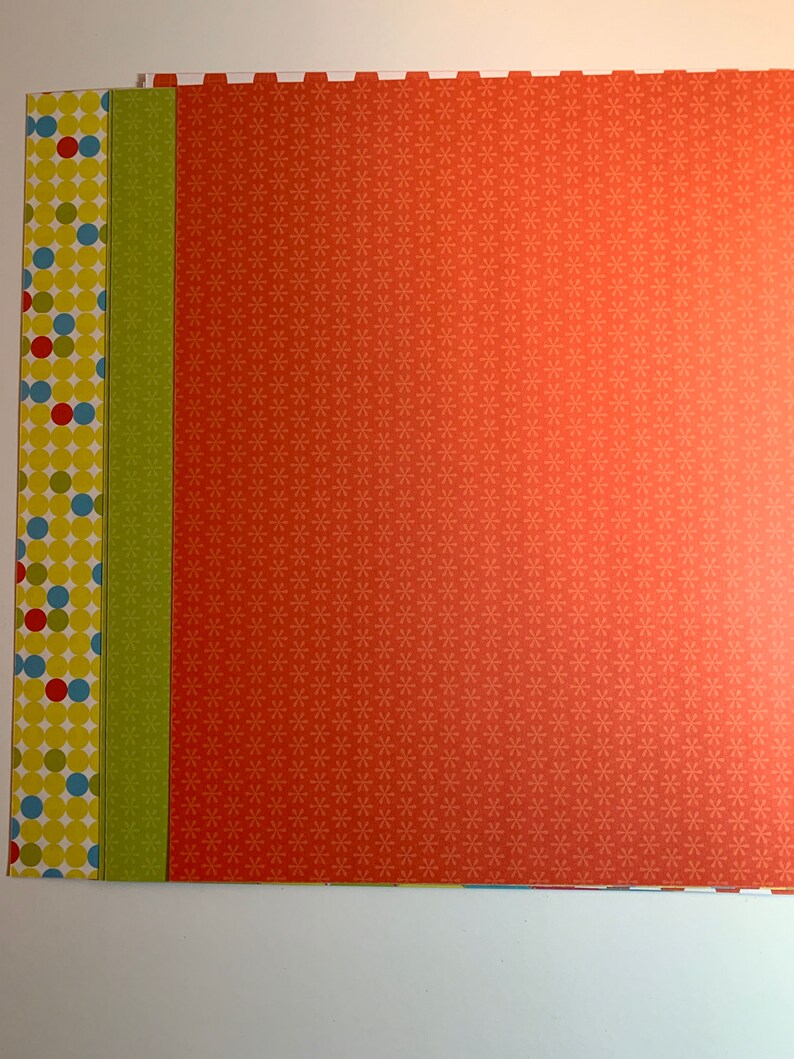 Creative Memories Candy Shop Designer Print Paper 12x12-24 Sheets