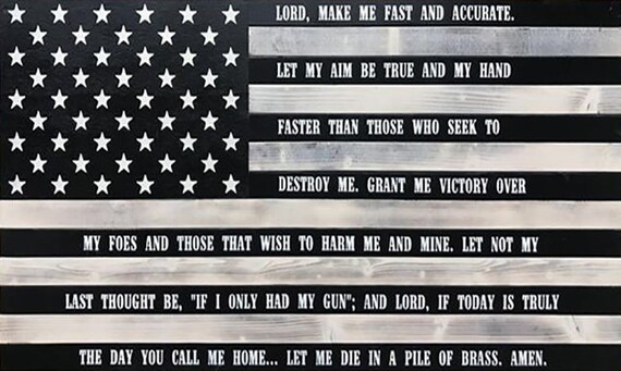 Hidden Gun Gunfighters Prayer Concealment Table Etsy Denmark