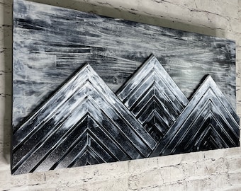 Mountain Concealment Wall Art – Hidden Gun Storage – Biometric Lock – Veteran Made