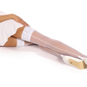 Cuban Heel Hold Up Stockings
