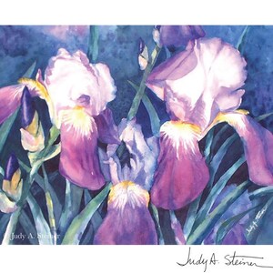 Moederdagkaart / irissen / bloemen / dochter / vriendin / vrouw / moeder / oma / Moederdagcadeau / liefde / verzenden naar ontvanger / levering
