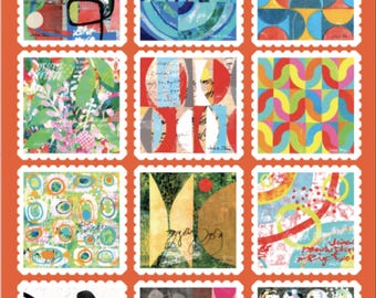 Seasons Art Sticker Sheet – Water-Resistant Vinyl Decals (4.5" x 6.25")