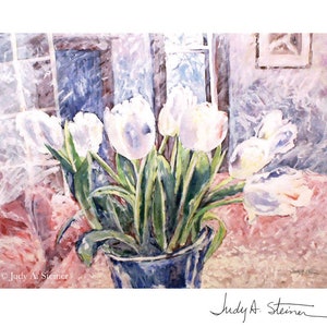 Moederdag kaart / Tulpen / Bloemen / Dochter / Meisje Vriend / Vrouw / Moeder / Oma / Moederdag Cadeau / Liefde / Schip naar ontvanger / Levering