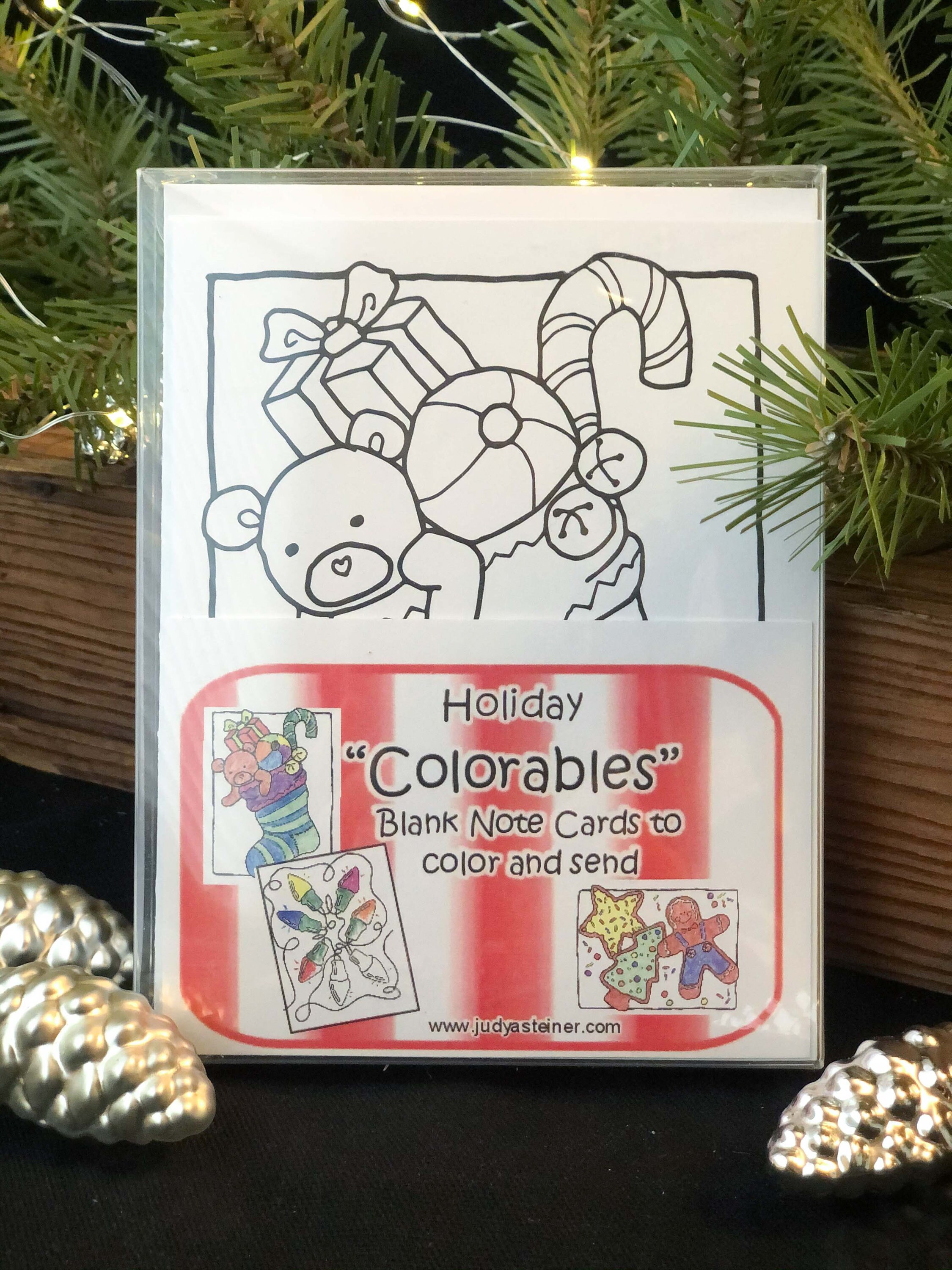 36 Christmas Coloring Postcards – DIY Holiday Cards For Kids To Color & Mail