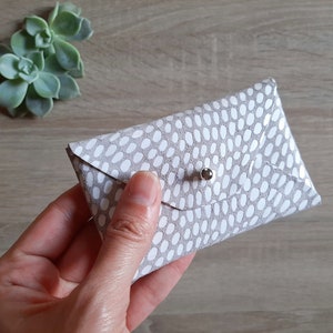 Leder Kartenetui / Personalisierte Perlen Briefumschlag Kartenhalter / Weißes Leder Visitenkartenetui / Echtleder / Leder Portemonnaie