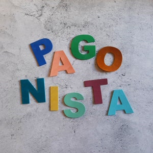 Letras de cuero para manualidades / Blanks de cuero / Letras para pancartas o llaveros
