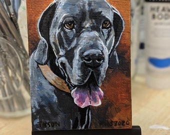 Personalized Mini Pet Portrait