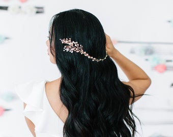 SAMPLE SALE - Van Gogh - romantic bohemian wedding headpiece, boho celestial hair vine