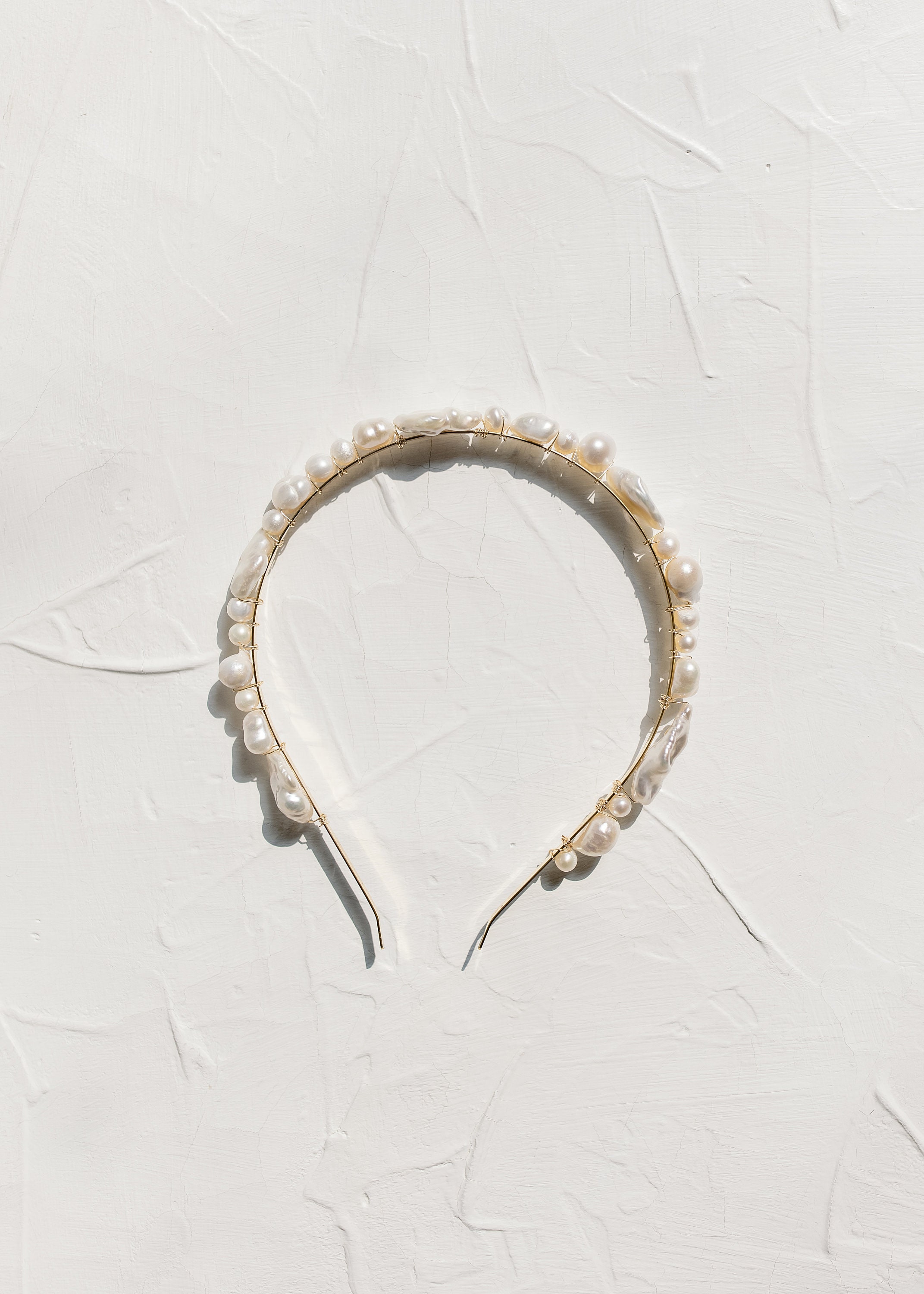 Emma Katzka Millie Headband Freshwater Pearl Bridal Wedding Minimalist Bride EmmaKatzka-367.jpg?format=1500w main image 3