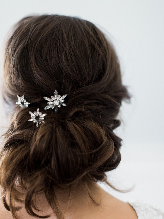 Sparkly hair 2024 pins wedding