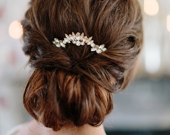 SUNBURST art deco glamorous bridal comb, vintage style glam wedding hairpiece