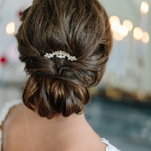 SUNBURST PETITE art deco glamorous bridal comb, vintage style glam modern wedding hairpiece