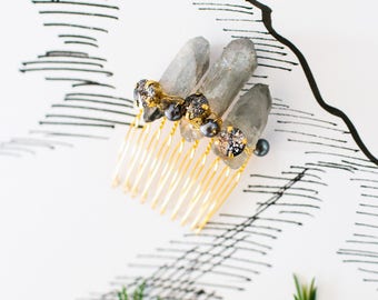 Emma Katzka SIERRA smokey quartz edgy bohemian bridal comb il_1080xN.1384717672_qmp4.jpg main image 2