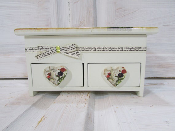 Wood Jewelry Box Trinket Box Wooden Keepsake Box Wood Chest Etsy