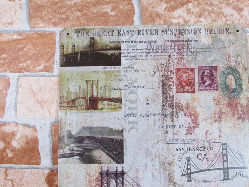 Impresiones Digitales Signo De Metal Metal Personalizado Reg